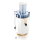 Philips HR1858/55 Pure Essentials Collection Centrifugeuse Manuel utilisateur