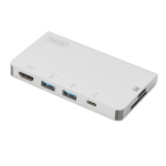 Digitus DA-70867 USB Type-C&trade; Multiport Travel Dock, 6 Port Guide de d&eacute;marrage rapide
