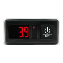 AKO Surface thermostat AKO-D14810 / D14810-R / D14820 / D14820-R Manuel utilisateur | Fixfr