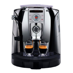 Saeco RI9826/11 Saeco Talea Machine espresso automatique Manuel utilisateur | Fixfr