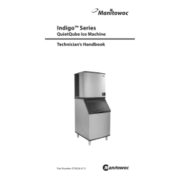 Manitowoc Ice Indigo QuietQube Models Technicians Handbook Manuel utilisateur | Fixfr