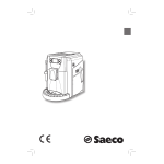 Saeco HD9933/11 Saeco Machine espresso Super Automatique Manuel utilisateur