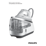 Philips GC8320/02 Centrale vapeur haute pression Manuel utilisateur
