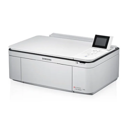 HP Samsung CJX-1000 Inkjet All-in-One Printer series Manuel utilisateur | Fixfr