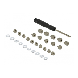 DeLOCK 18288 Mounting Kit 31 pieces for M.2 SSD / Module Fiche technique | Fixfr