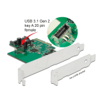 Delock Carte PCI Express USB avec IA et PDF
