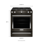 KitchenAid KSGG700EBS Slide-In Gas Range Wiring Diagram