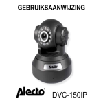 Alecto DVC-150IP versie 1.0 Draadloze IP camera zwart Manuel utilisateur