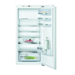 Bosch KIL42AFF0 Réfrigérateur 1 porte encastrable Product fiche | Fixfr