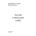 Bull ESCALA T430, T450 : Installation + AI Chat &amp; PDF