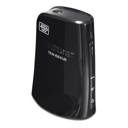 Trendnet TEW-684UB N900 Dual Band Wireless USB Adapter Fiche technique | Fixfr