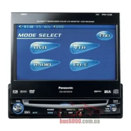 Panasonic CQVD7001N Operating instrustions | Fixfr