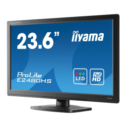 iiyama PROLITE E2480HS Manuel du propriétaire | Fixfr
