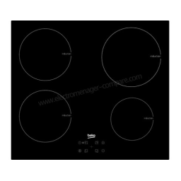 Table de cuisson Beko : Manuel d'utilisation + AI | Fixfr