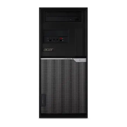 Acer Veriton K8-660G Desktop Manuel utilisateur | Fixfr