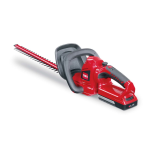 Toro 22in Electric Hedge Trimmer Manuel utilisateur