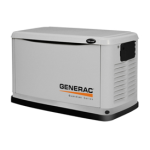 Generac 8 kVA G0070440 Standby Generator Manuel utilisateur