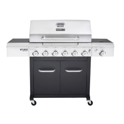 Nexgrill Deluxe 6-Burner Propane Gas Grill in Slate with Ceramic Searing Side Burner Plus Grill Cover Guide d'installation | Fixfr