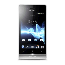 Sony ST23a Manuel utilisateur | Fixfr