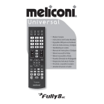 MELICONI FULLY 8 RC Manuel utilisateur