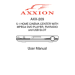 Axxion AXX-208 Manuel utilisateur