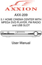 Axxion AXX-208 Manuel utilisateur | Fixfr