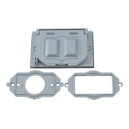 Leviton WM1H-GY Flat Lid Weatherproof Cover Manuel utilisateur | Fixfr