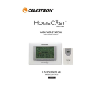 Manuel d'utilisation Celestron HomeCast Deluxe #47022 | AI Chat &amp; PDF Access