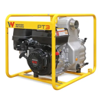 Wacker Neuson PT3A Self Priming Trash Pump Manuel utilisateur