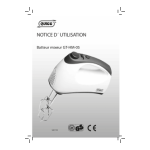 Quigg GT-HM-05 Hand Mixer Manuel utilisateur