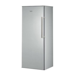 Whirlpool WVE1660 NF TS Freezer Manuel utilisateur | Fixfr