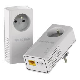 Netgear PLP1000-100FRS Pack de 2 prises CPL 1000 Mbps Manuel utilisateur | Fixfr