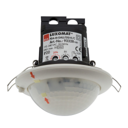 Gewiss GWS9044 PRESENCE/LIGHT SENSOR DALI MASTER IP20 CEILING-MOUNTED - CORRIDOR OPTIC - MAXIMUM INSTALLATION HEIGHT 2,7 M. Mode d'emploi | Fixfr