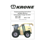 Krone BiG X 700, BiG X 850, BiG X 1100 Mode d'emploi