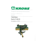 Krone EasyCut TS 360 CR Mode d'emploi