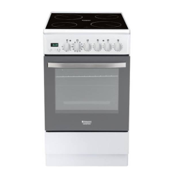 HOTPOINT/ARISTON H5VMH5A (X) Cooker Manuel utilisateur | Fixfr