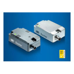 Baumer GAM900 Acceleration sensor Fiche technique | Fixfr