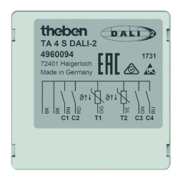 Theben TA 4 S DALI-2: Chat IA et Téléchargement PDF | Fixfr