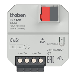 THEBEN SU 1 KNX Fiche technique | Fixfr