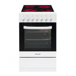 Brandt KV1550W Vitro-ceramic cooker Manuel utilisateur