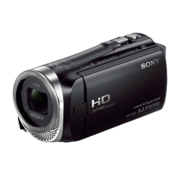 Sony HDR-CX455 Manuel du propriétaire | Fixfr