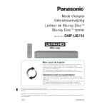 Panasonic DMPUB314EG Operating instrustions
