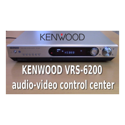 Kenwood VRS-6200 Manuel utilisateur | Fixfr