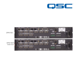 QSC DPM-100H Manuel utilisateur | Fixfr