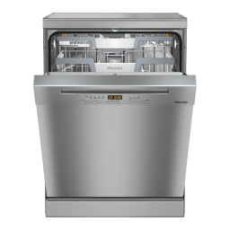 Miele G 5223 SC Excellence Lave-vaisselle posable Manuel utilisateur | Fixfr