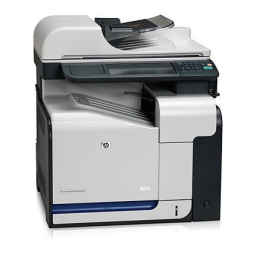 HP Color LaserJet CM3530 Multifunction Printer series Guide de démarrage rapide | Fixfr