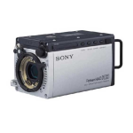 Sony HDC-X300 X300K Manuel utilisateur