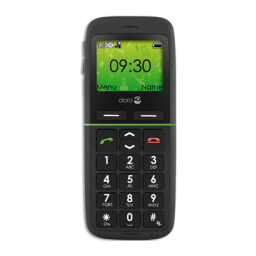 Doro PhoneEasy 345 gsm orange Manuel utilisateur | Fixfr