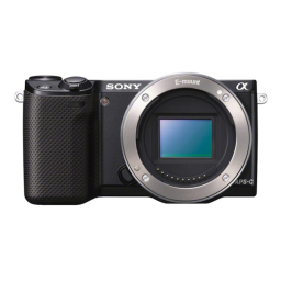 Sony α NEX 5R Manuel utilisateur | Fixfr