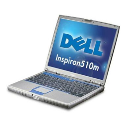 Dell Inspiron 510m laptop Manuel du propriétaire | Fixfr
